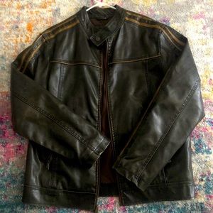 Men’s Arizona leather bomber jacket size large